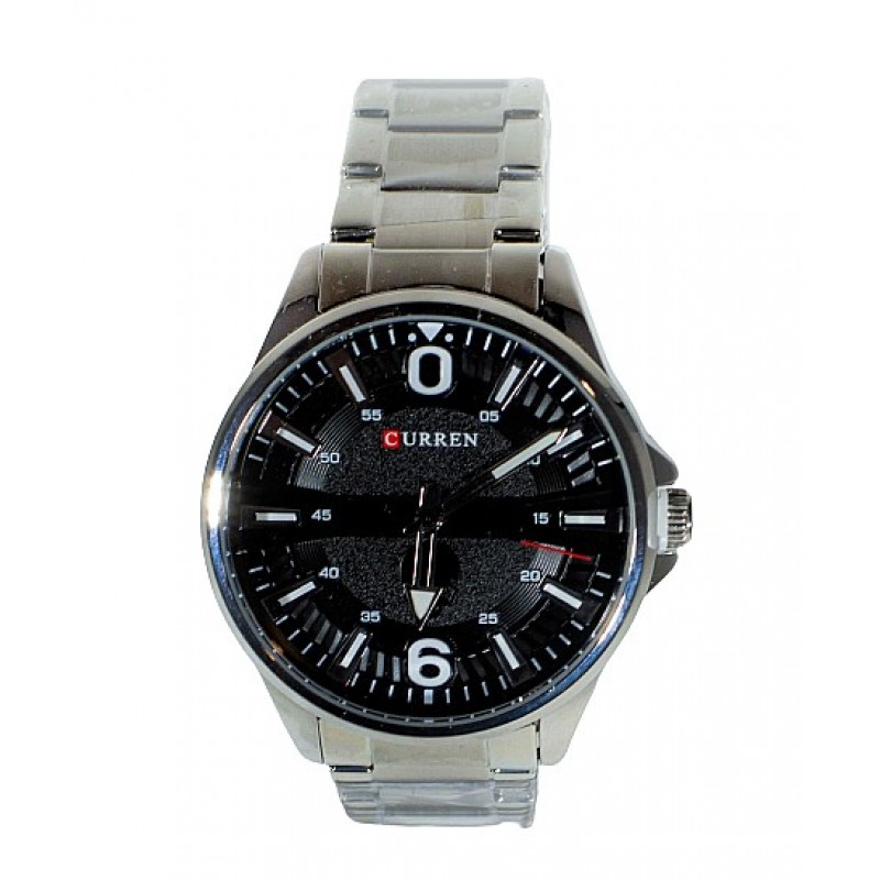 Ρολόι αντρικό μπρασελέ ατσάλι χρώμα ασημί m-rol-05