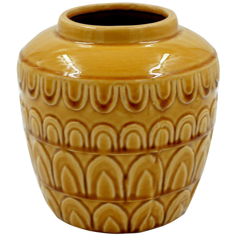 Βάζο κεραμικό με διακοσμητικό σχέδιο vaz-21