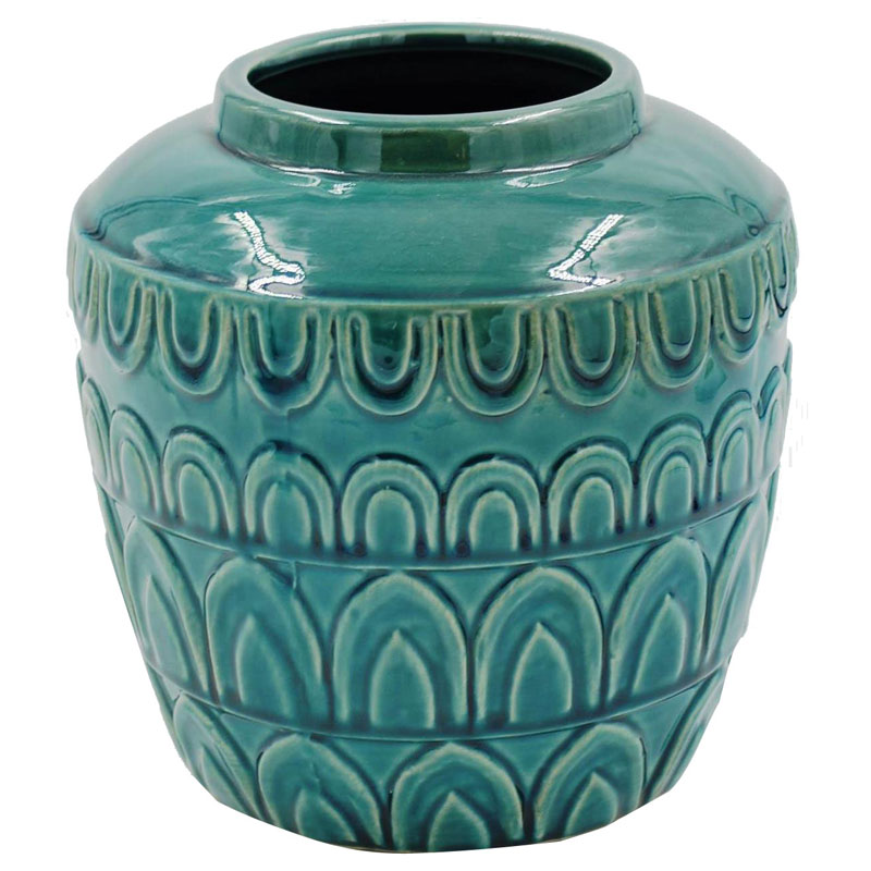 Βάζο κεραμικό με διακοσμητικό σχέδιο vaz-21