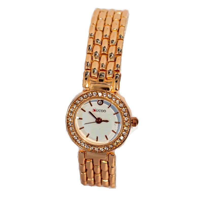 Woman's watch color pink gold w-rol-04