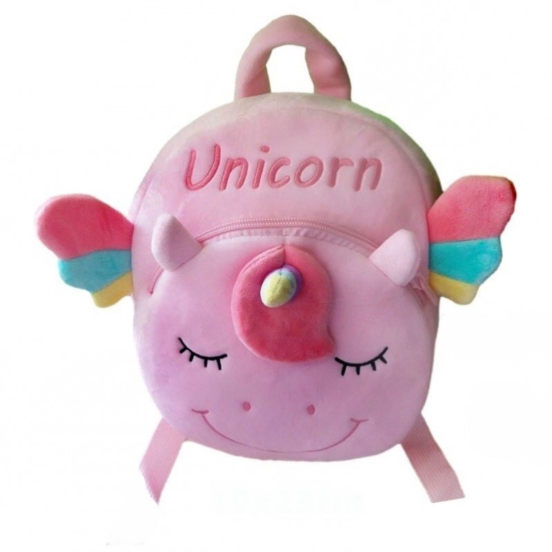 Τσάντα κορίτσι πλάτης μονόκερος υφασμάτινη g-tsant-33