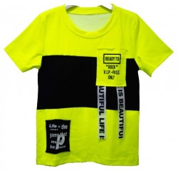 Μπλούζα αγόρι beauyiful life κίτρινη b-blouz-08