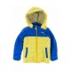 Μπουφάν παιδικό με κουκούλα κίτρινο-μπλε b-bouf-08