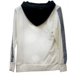 Φούτερ αγόρι μακό κουκούλα άσπρο b-fout-01