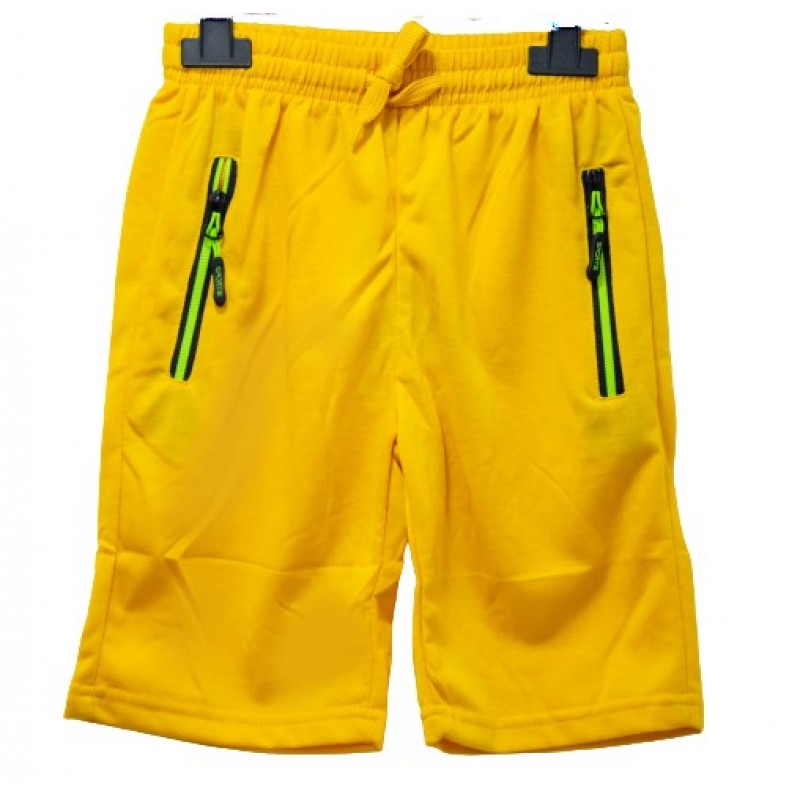 Σορτς αγόρι βερμούδα κίτρινη με φερμουάρ b-sorts-10