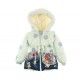 Μπουφάν παιδικό με κουκούλα πράσινο g-bouf-04