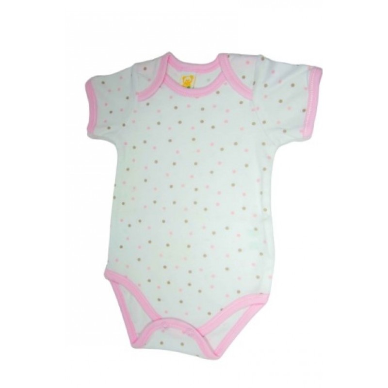Εσώρουχο κορμάκι - φορμάκι κορίτσι βαμβακερό πουά g-korm-07