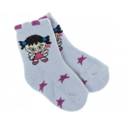 Κάλτσες παιδικές χοντρές μοβ g-kal-03
