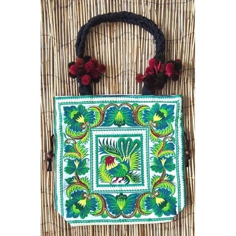 Τσάντα γυναικεία χειροποίητη boho style w-tsant-05