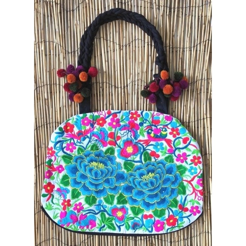 Τσάντα γυναικεία χειροποίητη boho style w-tsant-06