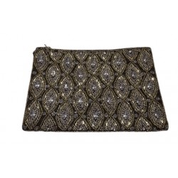 Τσάντα γυναικεία χειροποίητη κρύσταλλα χάντρες w-tsant-27