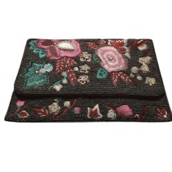 Τσάντα γυναικεία χειροποίητη κεντημένη πέτρες κρύσταλλα w-tsant-30