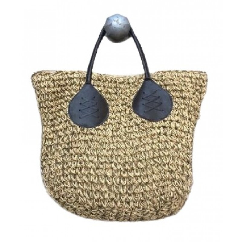 Τσάντα γυναικεία θαλάσσης πλεκτή χειροποίητη w-tsant-38
