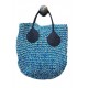 Τσάντα γυναικεία θαλάσσης πλεκτή χειροποίητη w-tsant-38