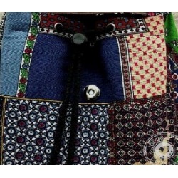 Τσάντα γυναικεία πλάτης patchwork w-tsant-45