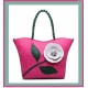 Τσάντα γυναικεία vintage βεραμάν,ροζ,φούξια w-tsant-49