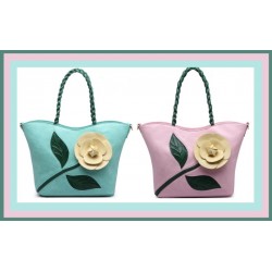 Τσάντα γυναικεία vintage βεραμάν,ροζ,φούξια w-tsant-49